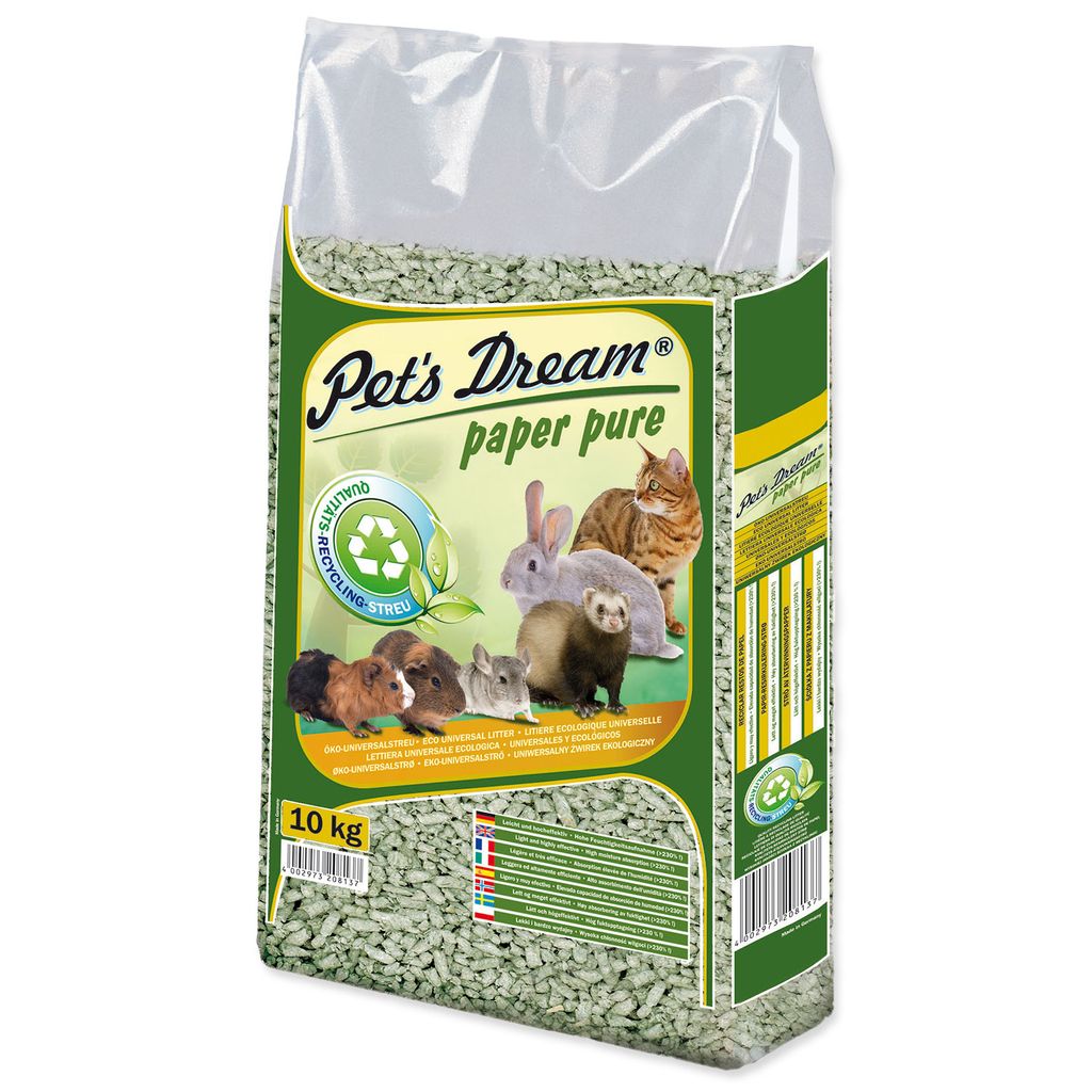 Pellets Pet´s Dream Paper Pure 10kg Produktbild 