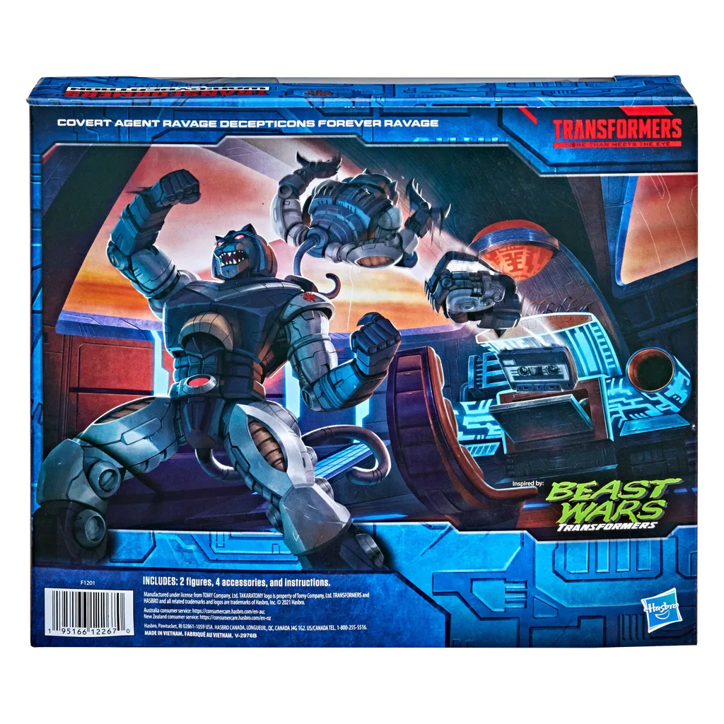 Transformers Hasbro Covert Agent Ravage Decepticon Figurine 15cm - 3