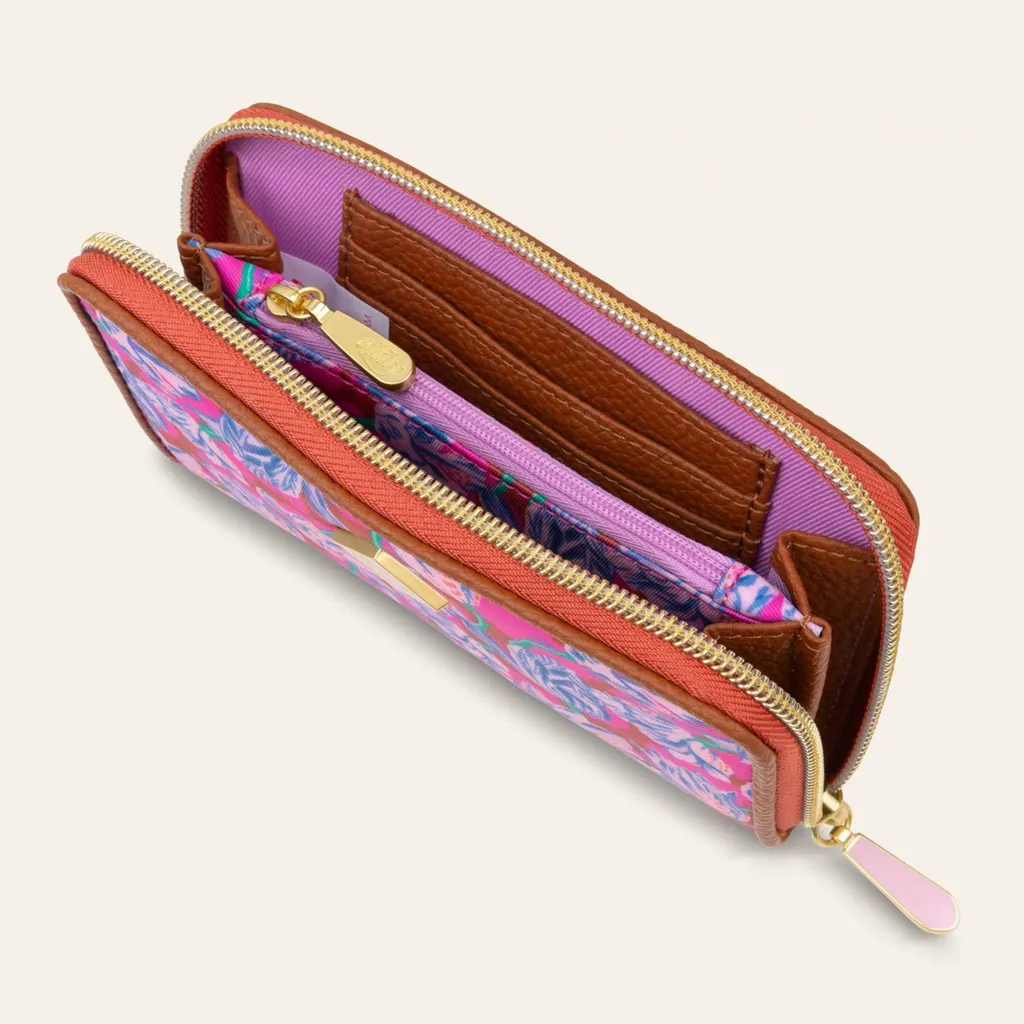 Porte-monnaie compact Oilily Zana Tulipy rose - Ne perdez plus votre monnaie - 9