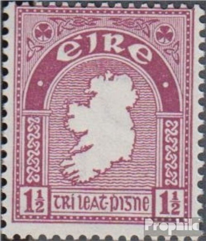 Briefmarken Irland 1940 Mi 73A mit Falz Symbole