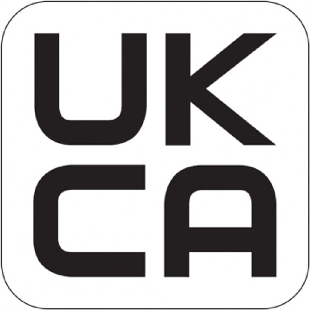Dreifke Gerätekennzeichnung, UKCA-Kennzeichen (UK Conformity Assessed), Foli...
