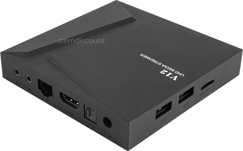 Passerelle Multimédia 4K Android 11 V12 avec Connexion Gigabit LAN - 9