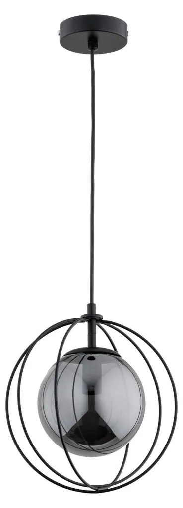 Suspension SONAR noire Alfa en métal 1xE14 75x24cm luminaire design