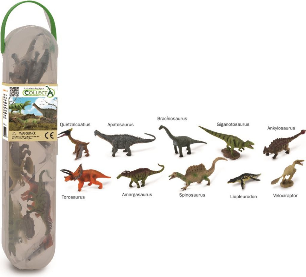Pudełko z zestawem 10 minifigurek dinozaurów 2 Zdjęcie produktu 