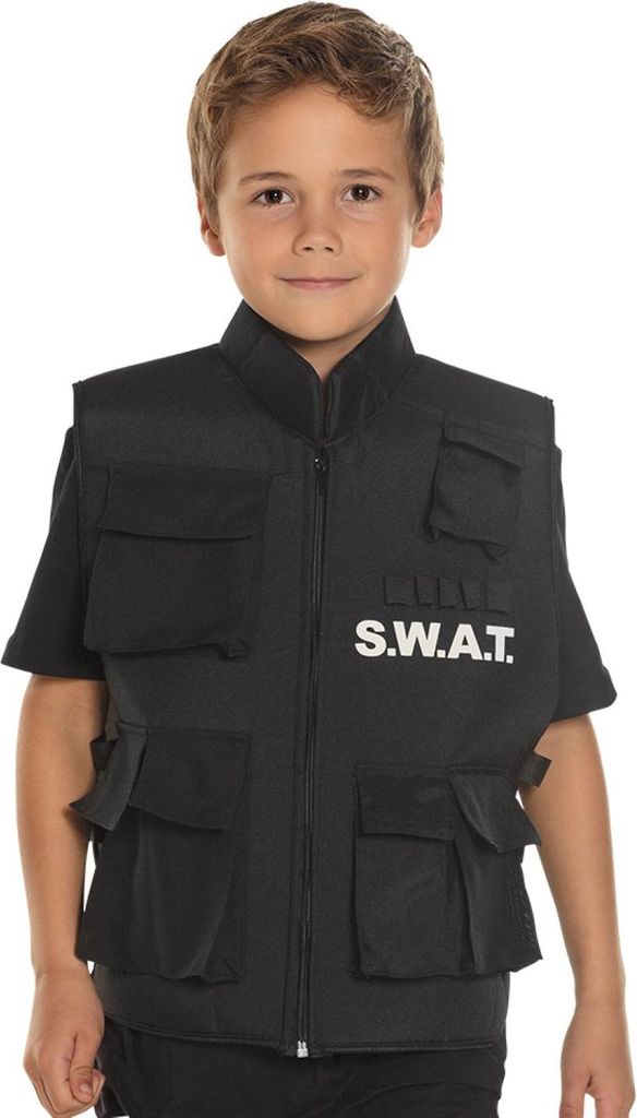 Gilet SWAT pour enfants noir Image du produit 