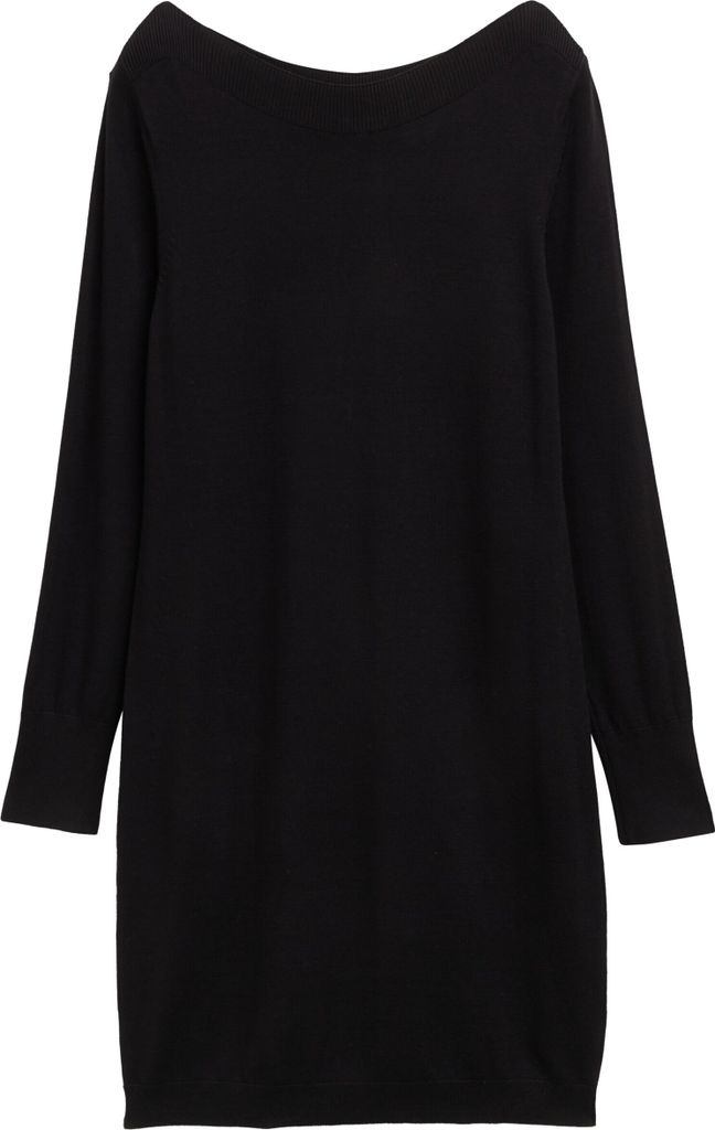 Strickkleid mit U-Boot-Ausschnitt