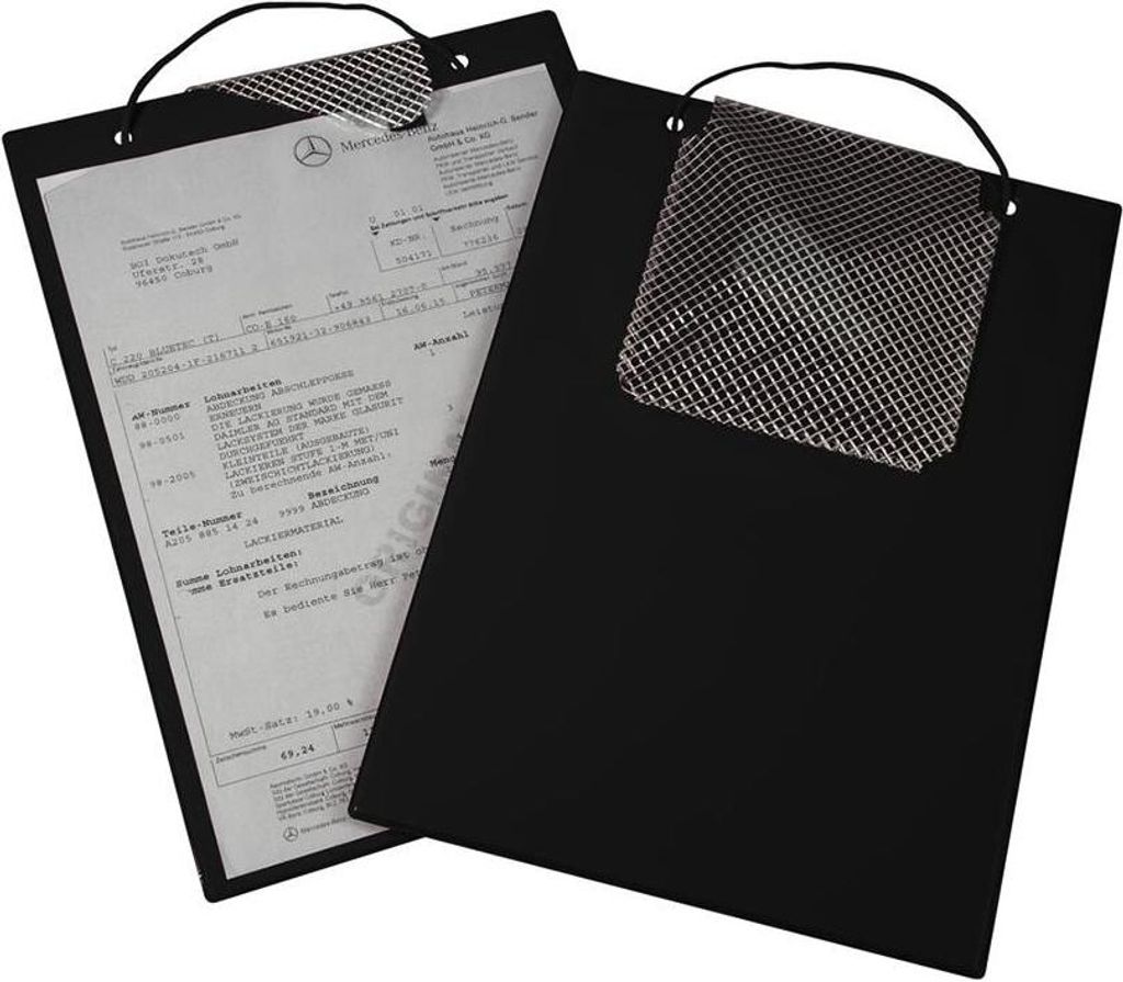 Eichner Arbeitstasche plus Auftragsmappe schwarz DIN A 4 Standard