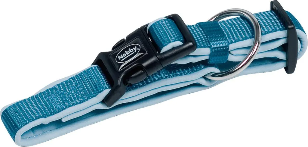 Nobby Collare Imbottito Classic Preno L | Protezione Collo Cane Azzurro
