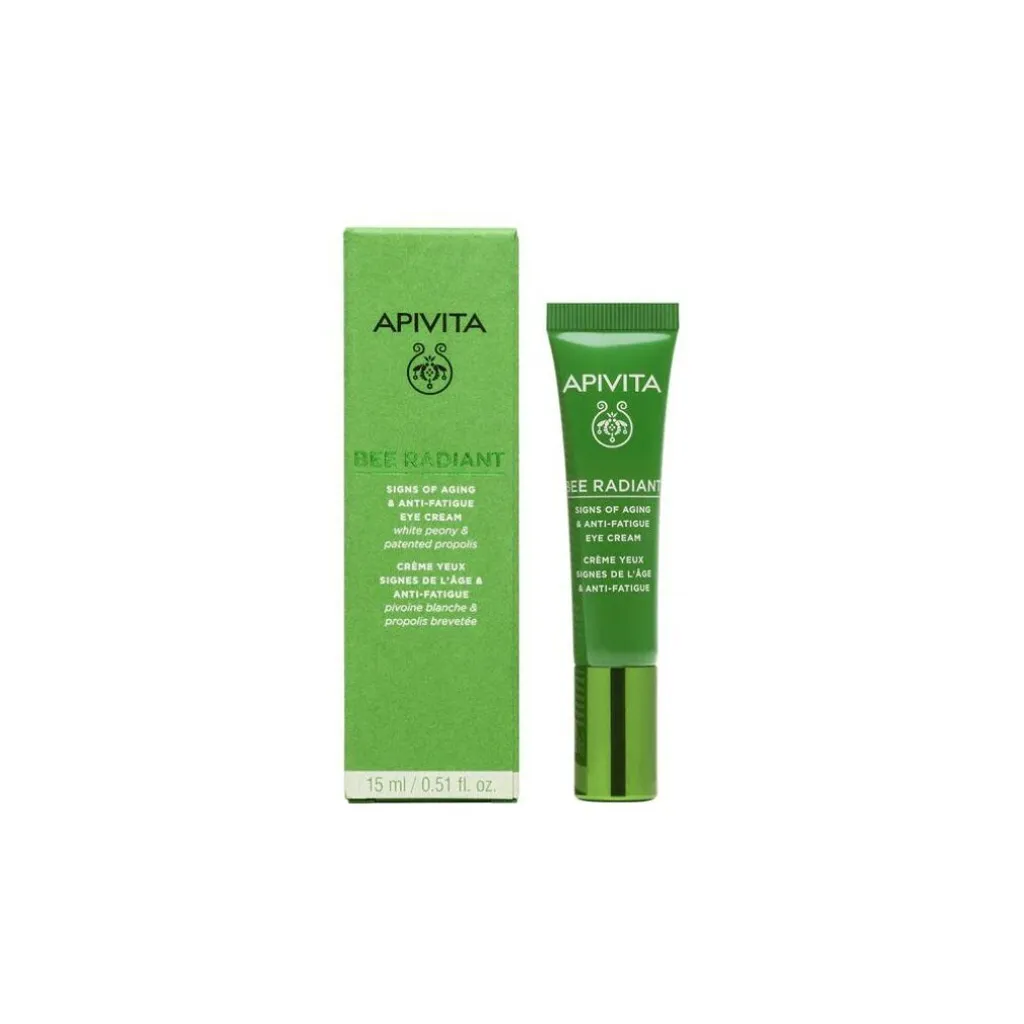 Soin Yeux Anti-âge Apivita Bee Radiant 15ml à la Propolis Blanche