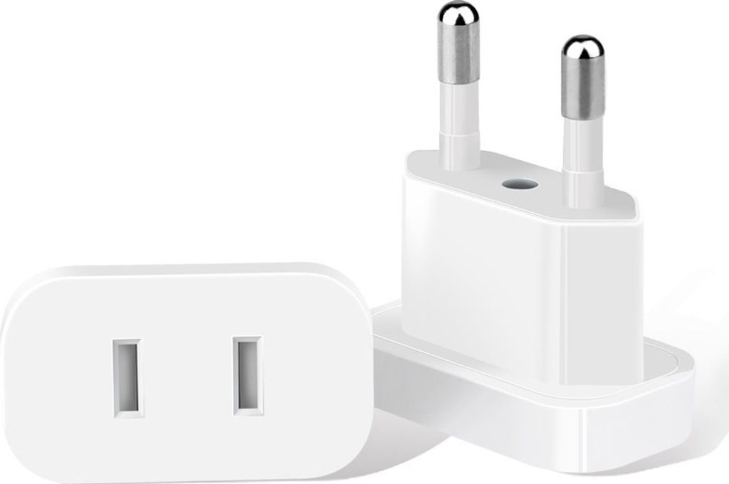 INF Europäischer Standard Weißer Stecker 4.0mm Reiseadapter