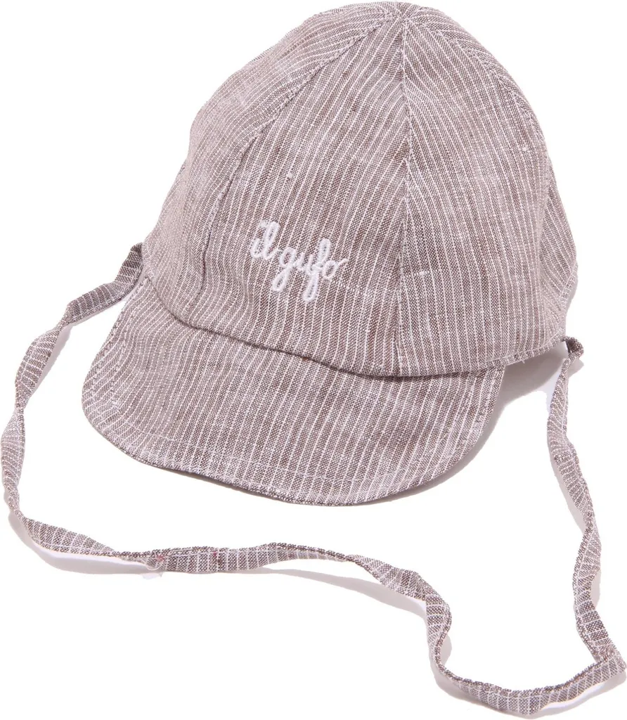 Berretto Il Gufo Bimbo Lino Beige | Abbigliamento Lusso Neonato