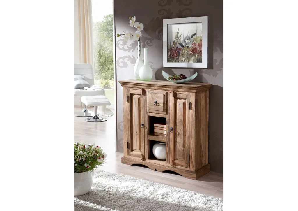 Buffet compact en bois massif pour optimiser les petits espaces - 7