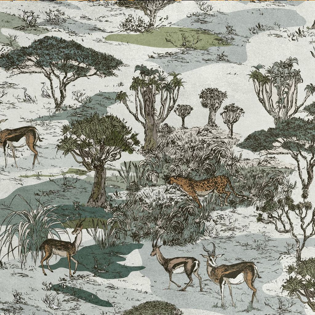 Royal Samt Stoff Polyester Zum Nähen - Motiv Tiere und Winter