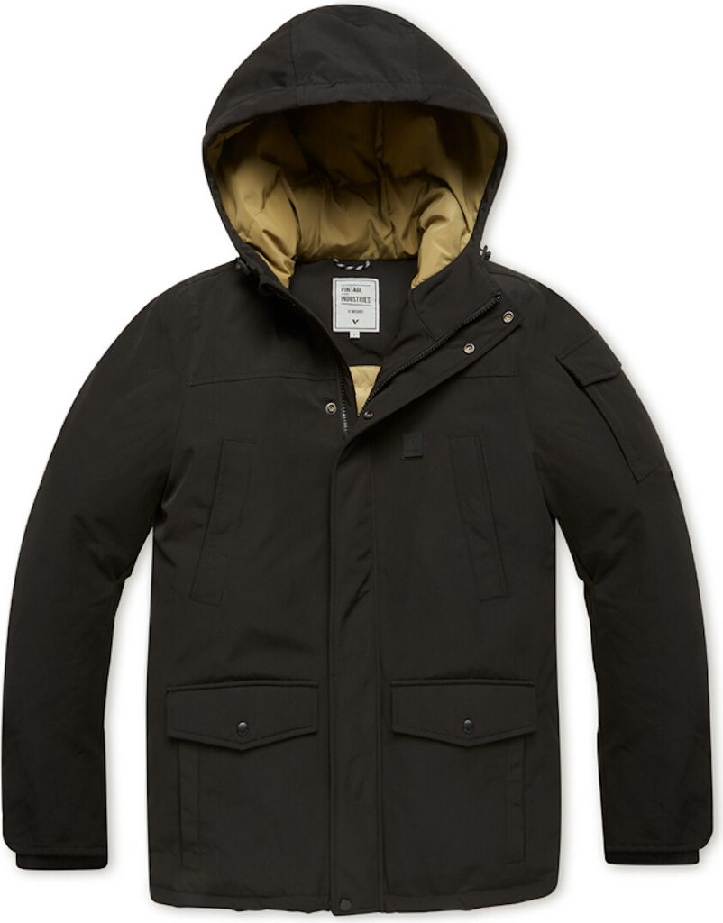 Vintage Industries Gavyn Parka, schwarz, S