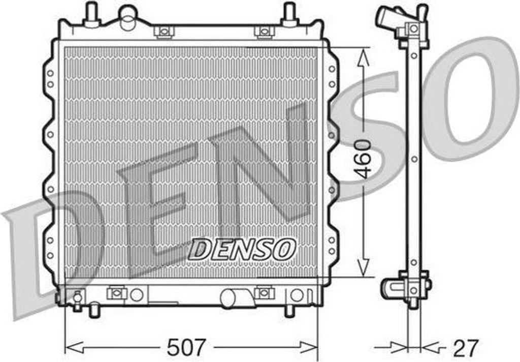DENSO DRM06005 Kühler Wasserkühler Motorkühler für CHRYSLER PT CRUISER (PT)