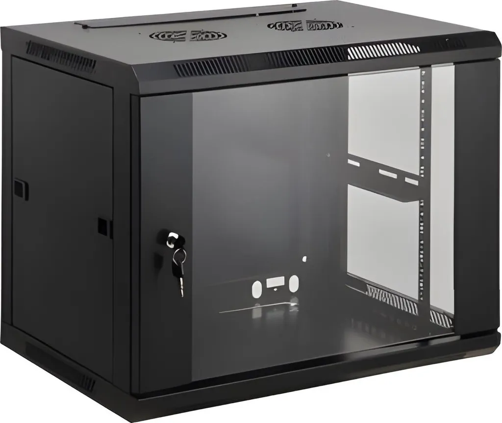 Rack Mural 20U pour Serveur et Switch - Armoire Réseau 600x600 Noire