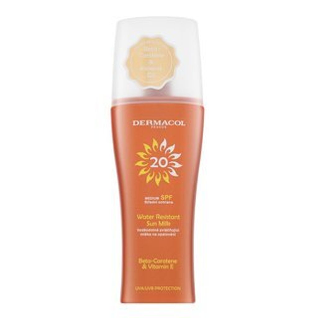 Dermacol Sun Water Resistant Sun Milk SPF20 Spray Selbstbräunungsmilch im Spray 200 ml