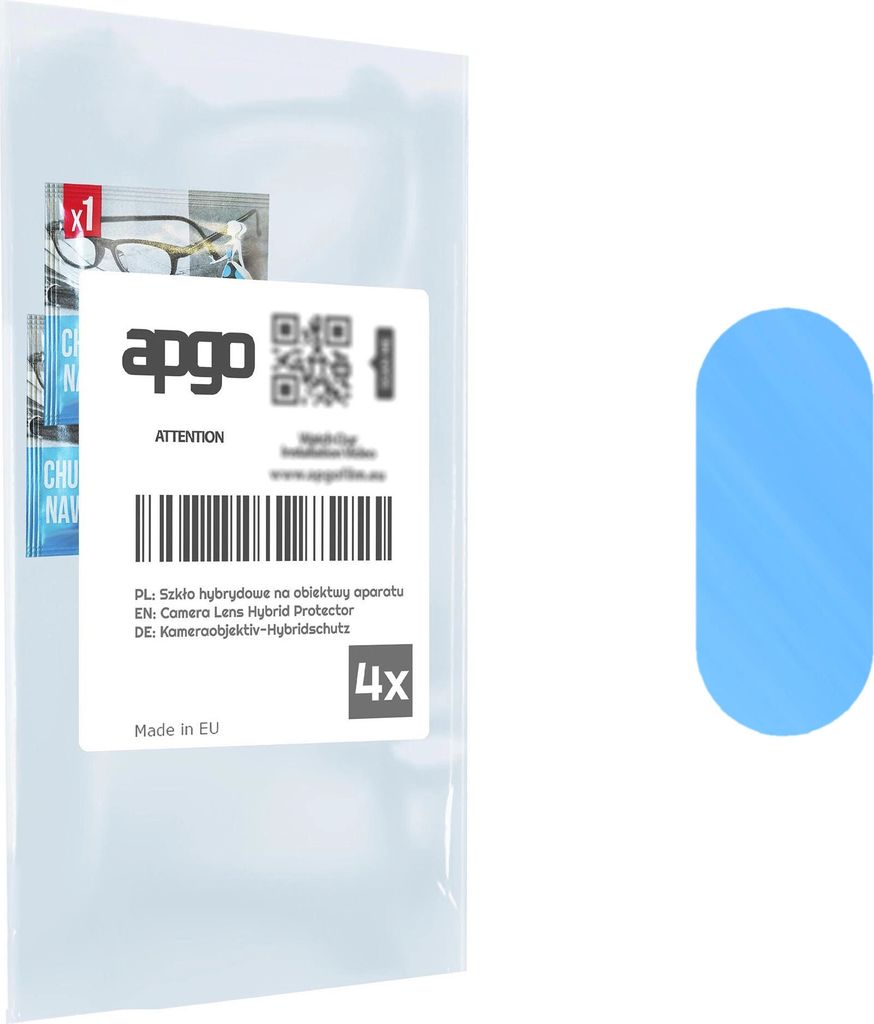 apgo 4 Stück Linsenschutz Kamera Schutzglas für Huawei P20 Kameraschutz, 9H Kameraobjektiv Camera Lens Protector