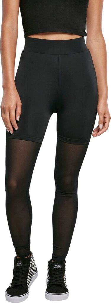 Urban Classics Ladies - High Waist TECH MESH Leggings - XS