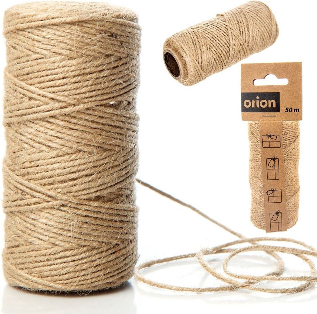 Orion Juteschnur Jutegarn Schnur aus Jute reißfest 50 m Produktbild 