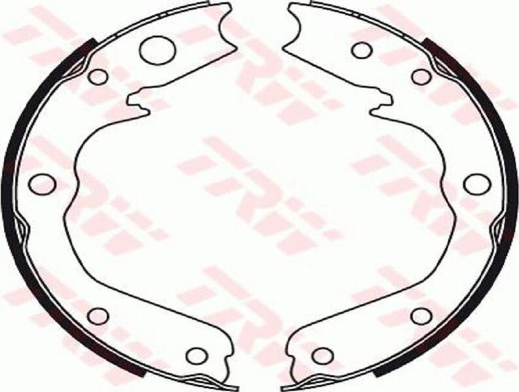 Trw Bremsbackensatz, Feststellbremse Hinterachse GS8497