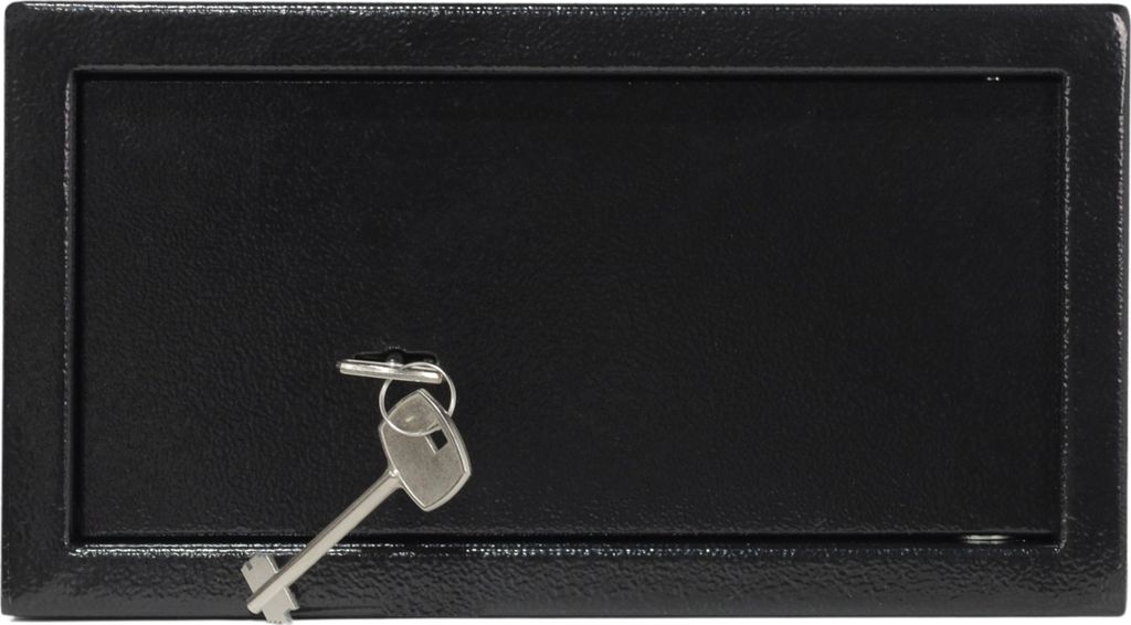 Möbeltresor Safe Tresor Geldschrank Wandtresor Wandsafe Schlüssel Wertsachen M - S2 schwarz