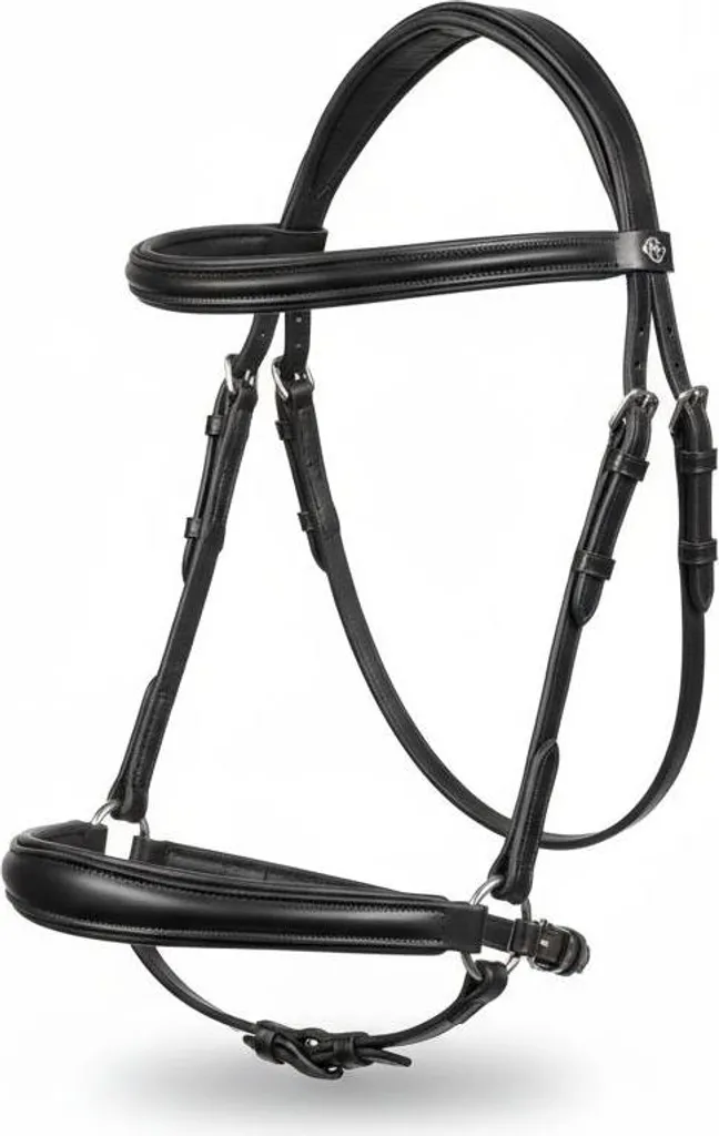 Briglia Messicana Waldhausen X-Line Santa Cruz - Cuoio Premium con Redini