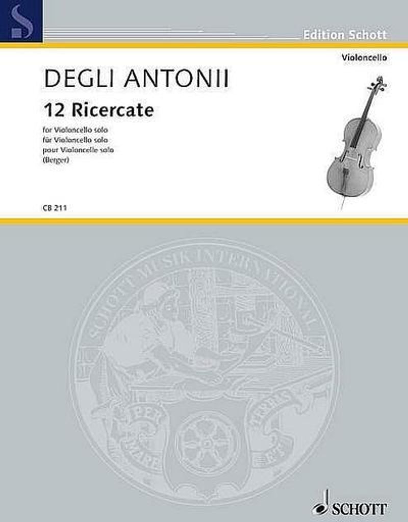 12 Ricercatefür Violoncello
