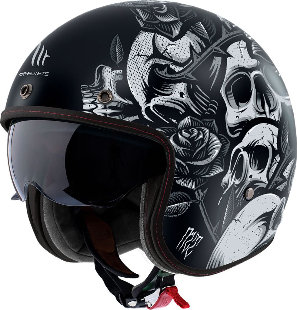 Jet Helm MT Helmets Le Mans 2 SV S Breakout B2 Schwarz Matt größe L