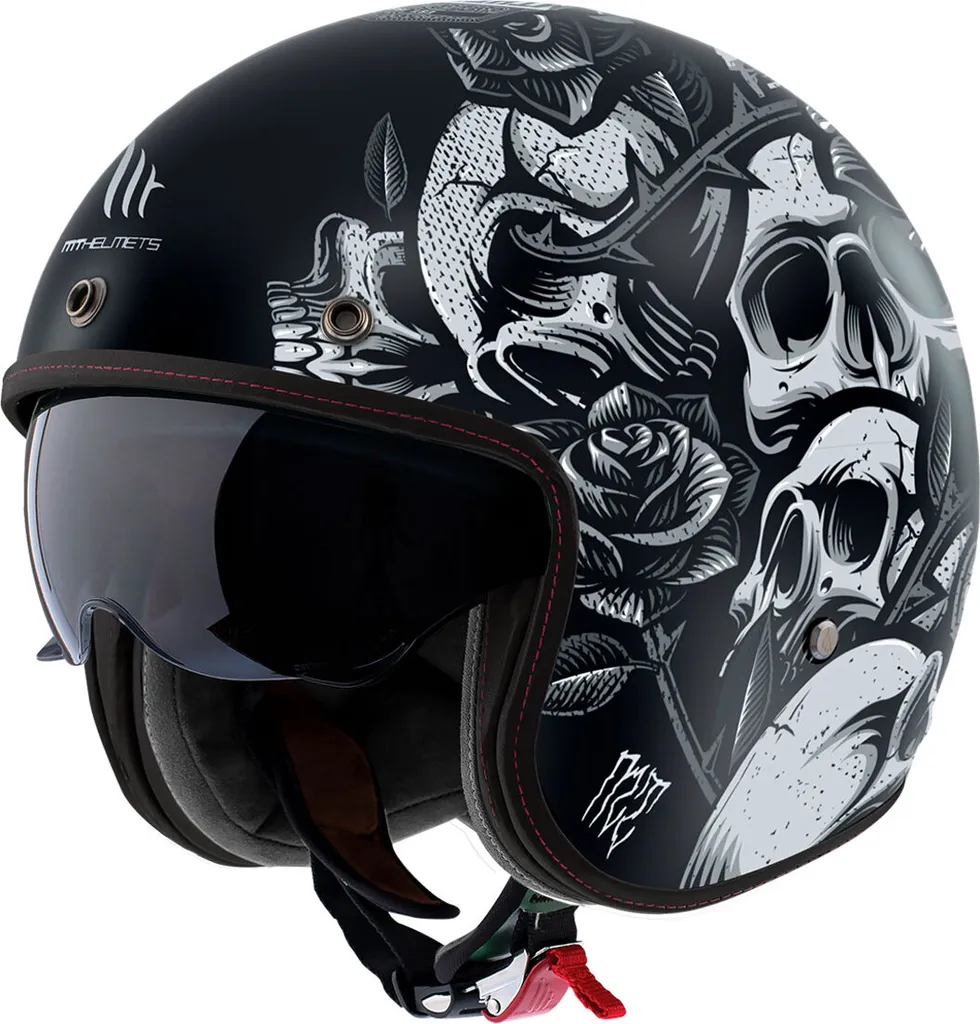 Casque Jet Confortable Anti-Éblouissement MT Le Mans 2 SV S Mat Taille L