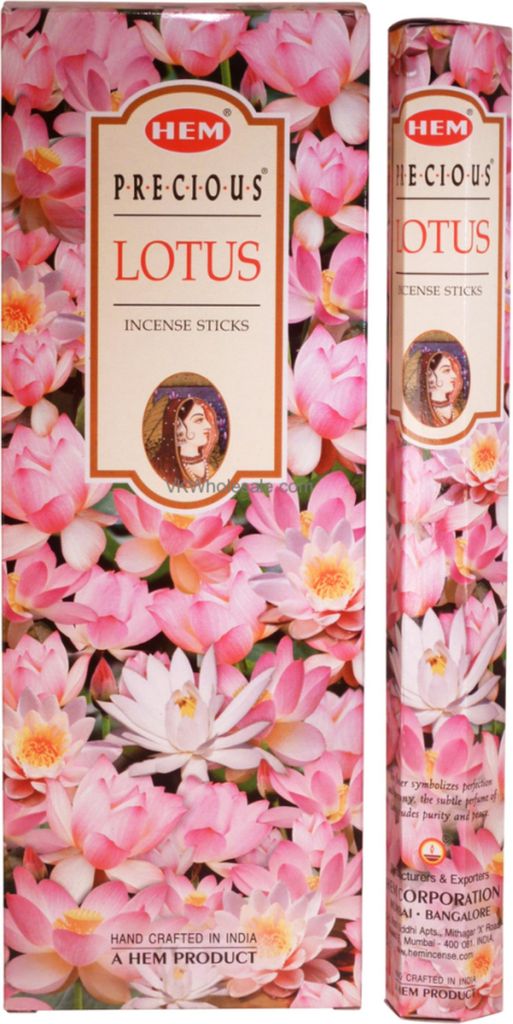 HEM 20 Räucherstäbchen [ PRECIOUS LOTUS ] handgerollte Produktbild 