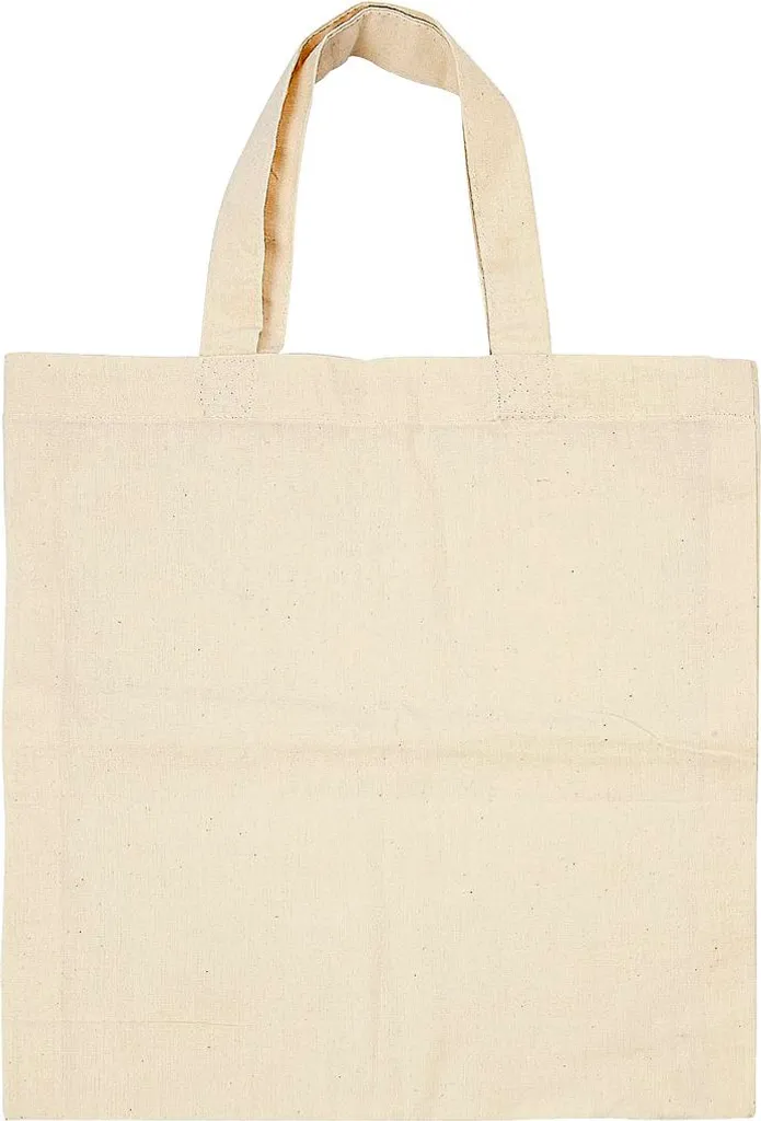 Sac en tissu pour étudiants et loisirs format XXL en coton naturel