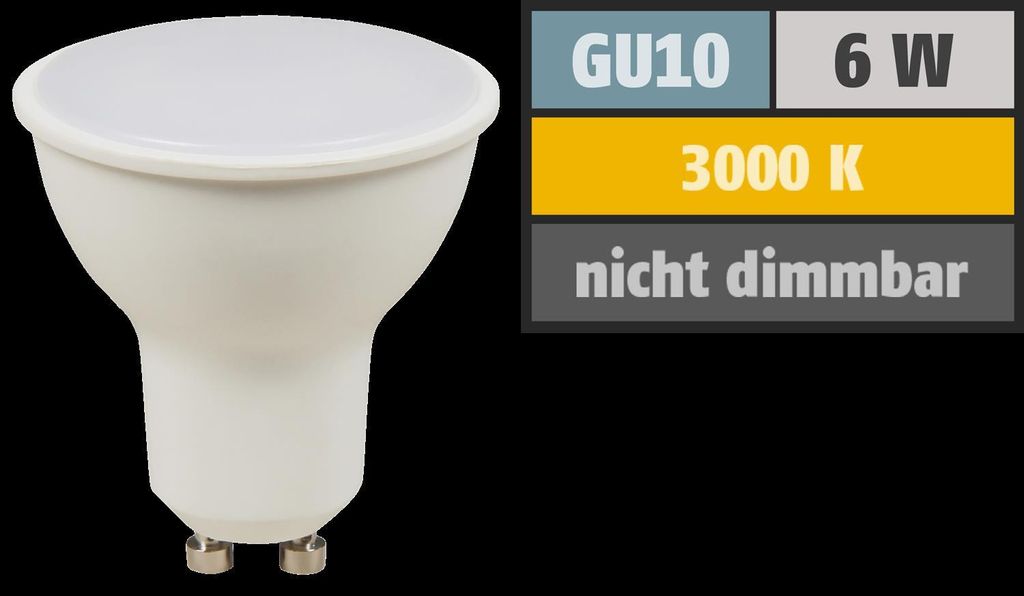 tooLight Glühbirne Led 6W Warm Gu10 230V Woj+13265 Produktbild 