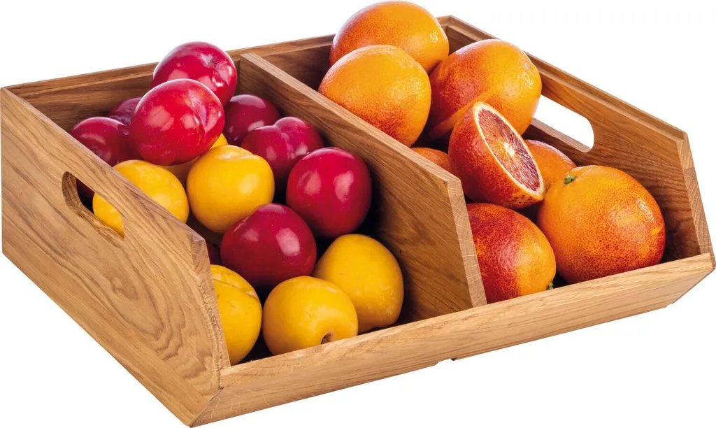 Boîte Buffet Double Compartiment APS 11729 en Chêne Naturel Massif