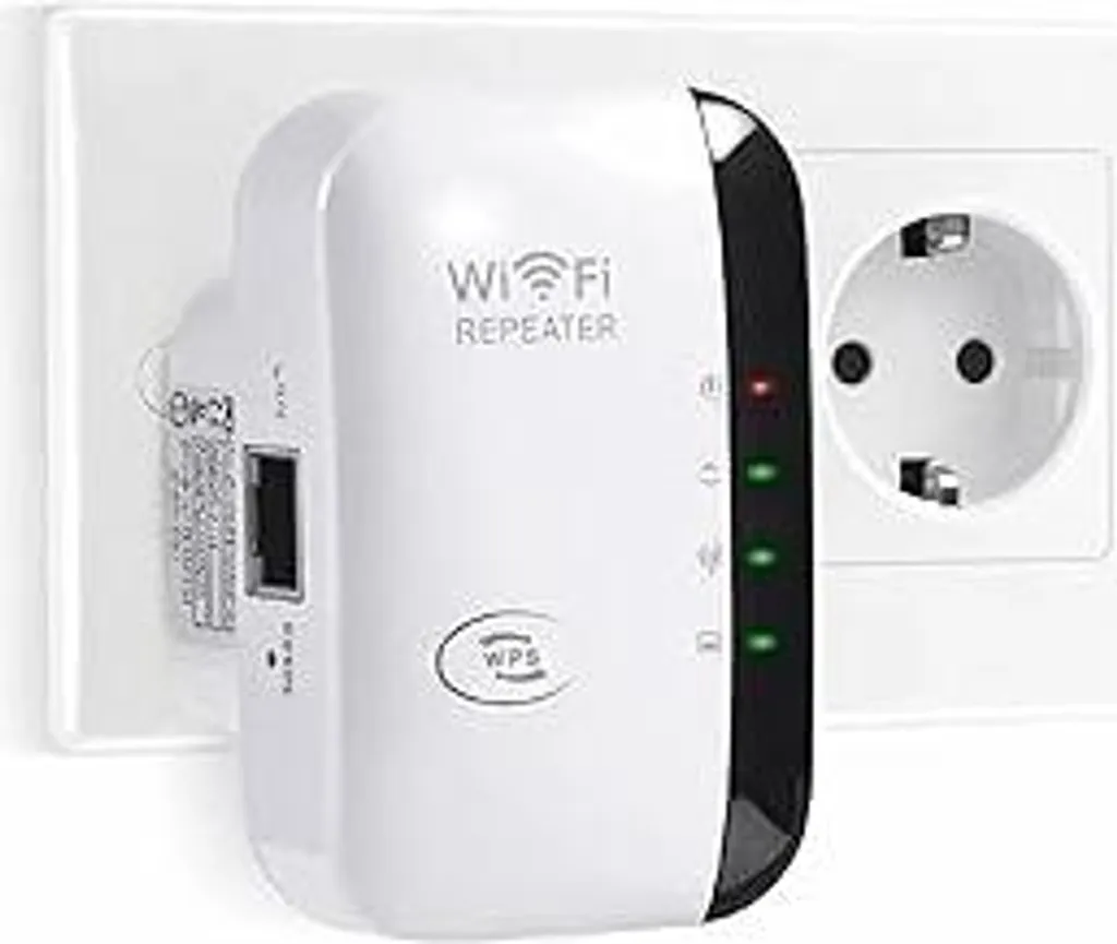 Ripetitore WiFi 300Mbps con Porta LAN - Estensore Segnale 45+ Dispositivi