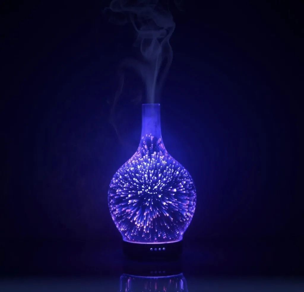 Humidificateur contre l'air sec du chauffage dans la chambre à coucher