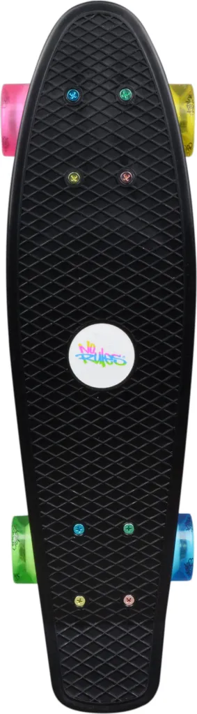 Skateboard Muuwmi Fun Neon en bois d'érable avec roulements ABEC 7 fluides