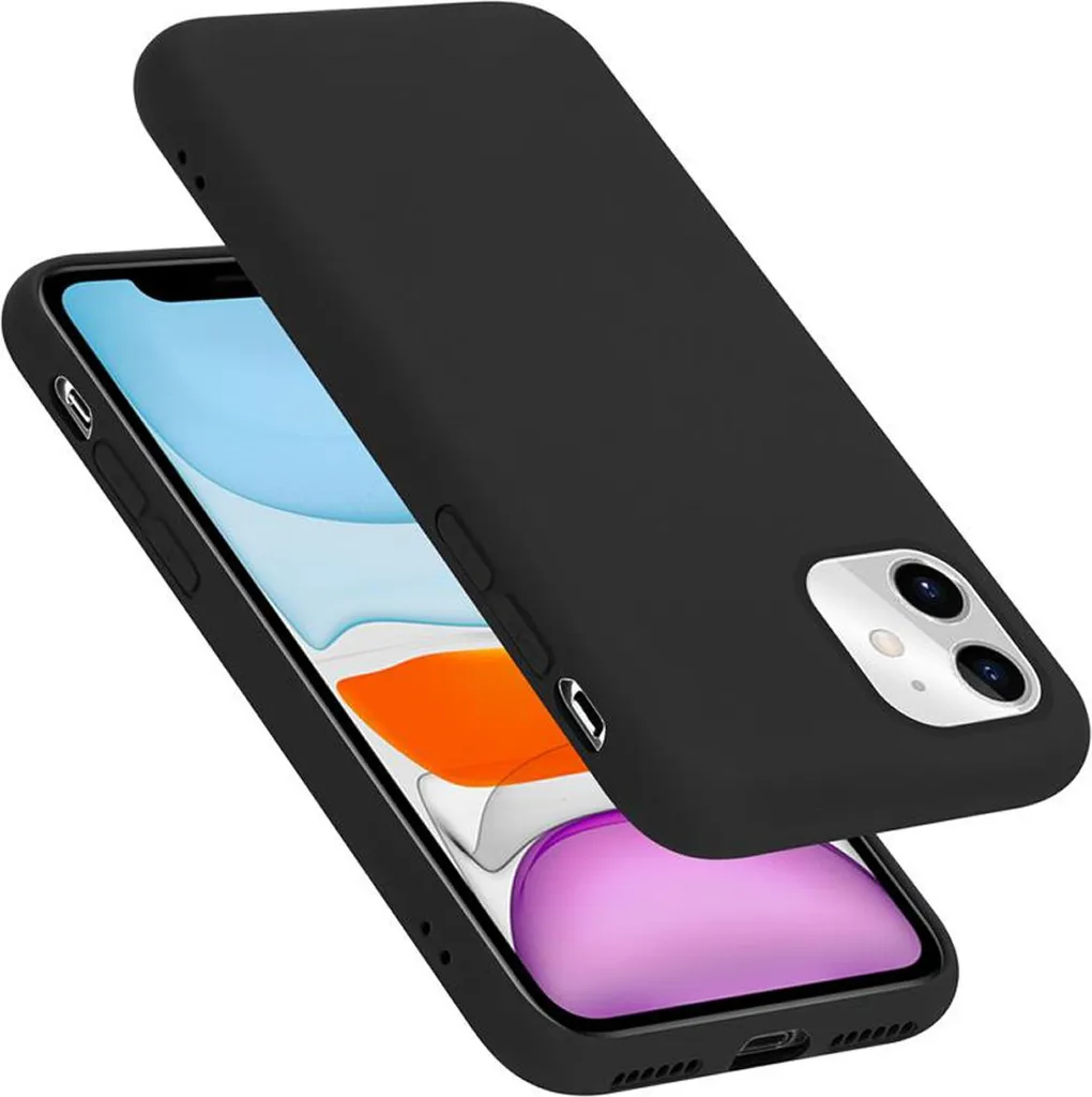 Cover iPhone 11 Cadorabo TPU Nero | Custodia Protettiva Anti-Graffio