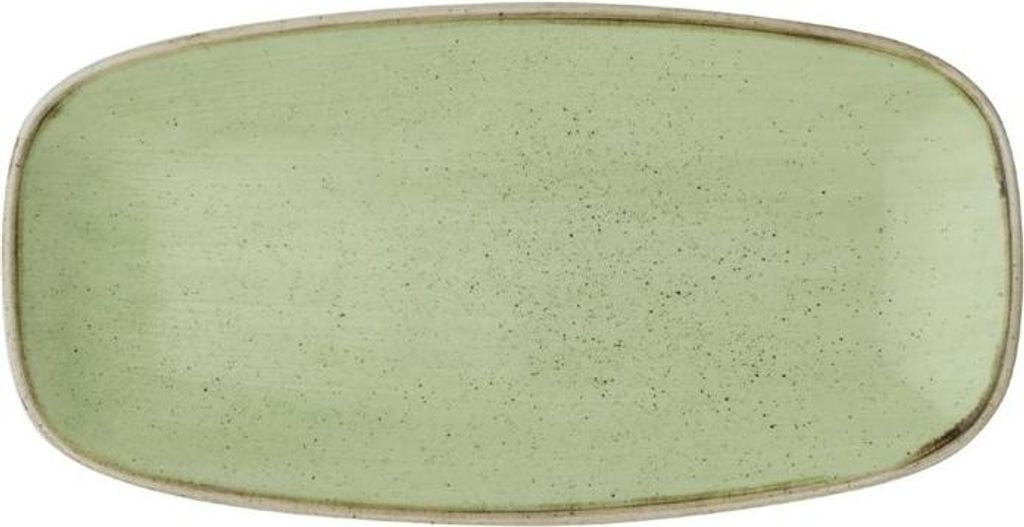 Churchill Stonecast Sage Green Kochs' Rechteckiger Teller 298mm (12 Stück)