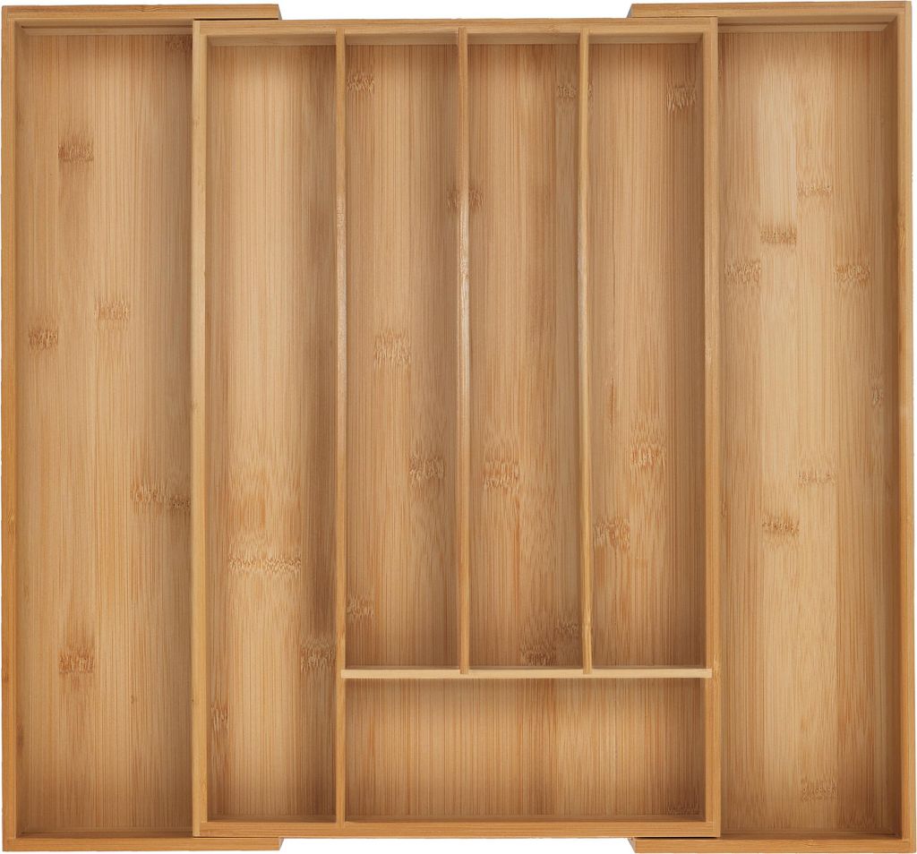 Portaposate Relaxdays, 5–7 scomparti, inserto estraibile Immagine del prodotto 