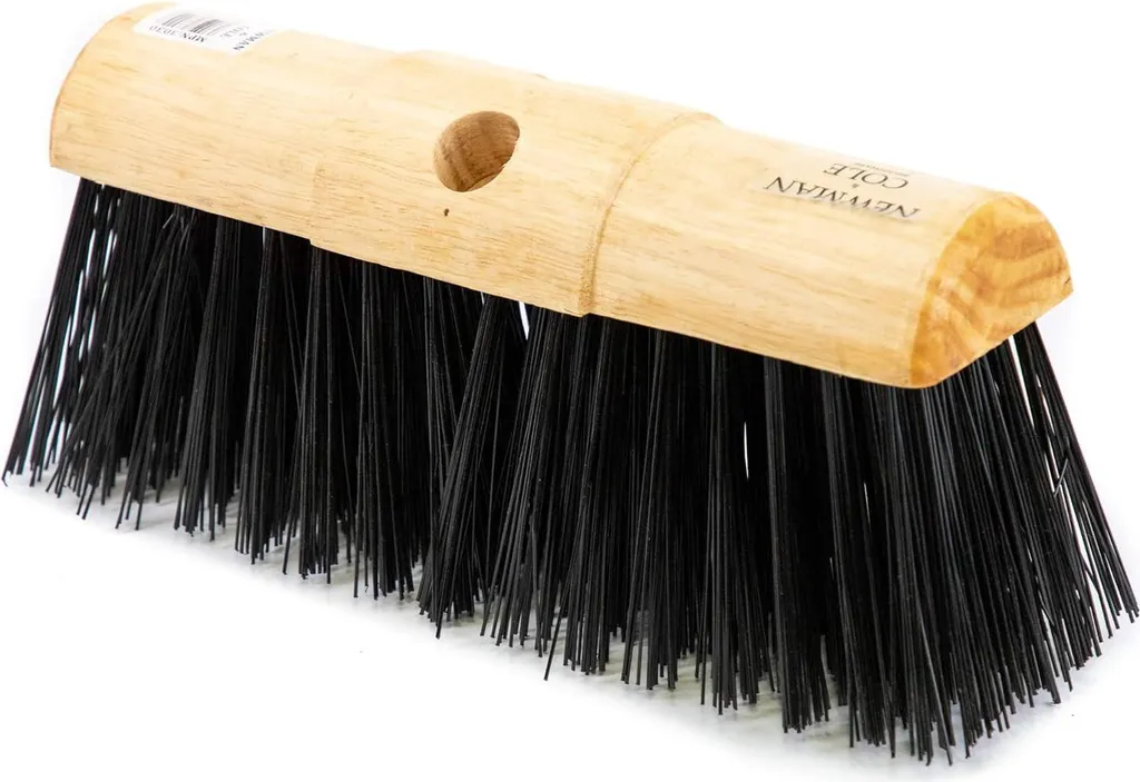 Balai de jardin robuste contre débris tenaces - Tête 13" Heavy Duty Poly