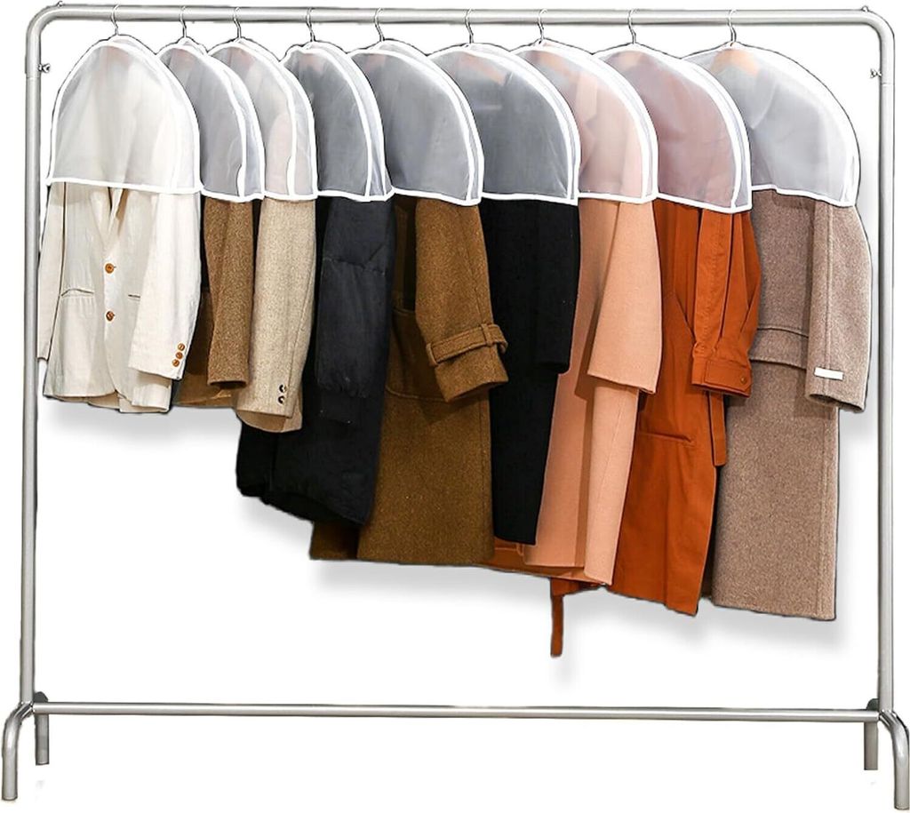 14 Stücke Kleidersäcke Set, Kleiderschutzhüllen Transparent Produktbild 