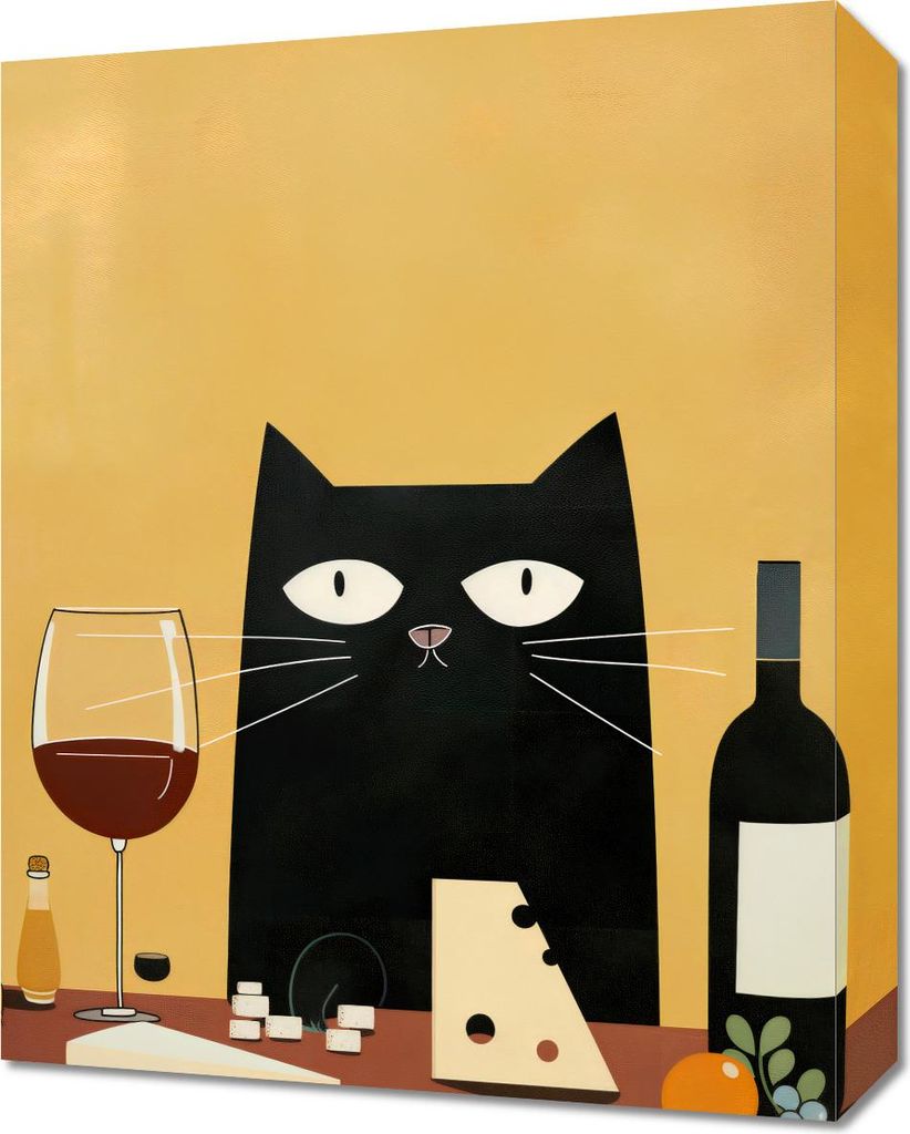 Bild 40x50cm Gastronomisches Festmahl