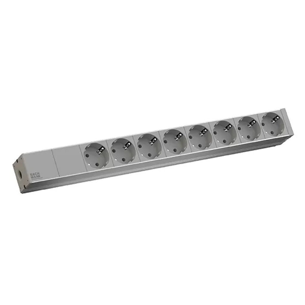 BACHMANN 19" 1HE 8xCEE7/3 mit Prüfleitung