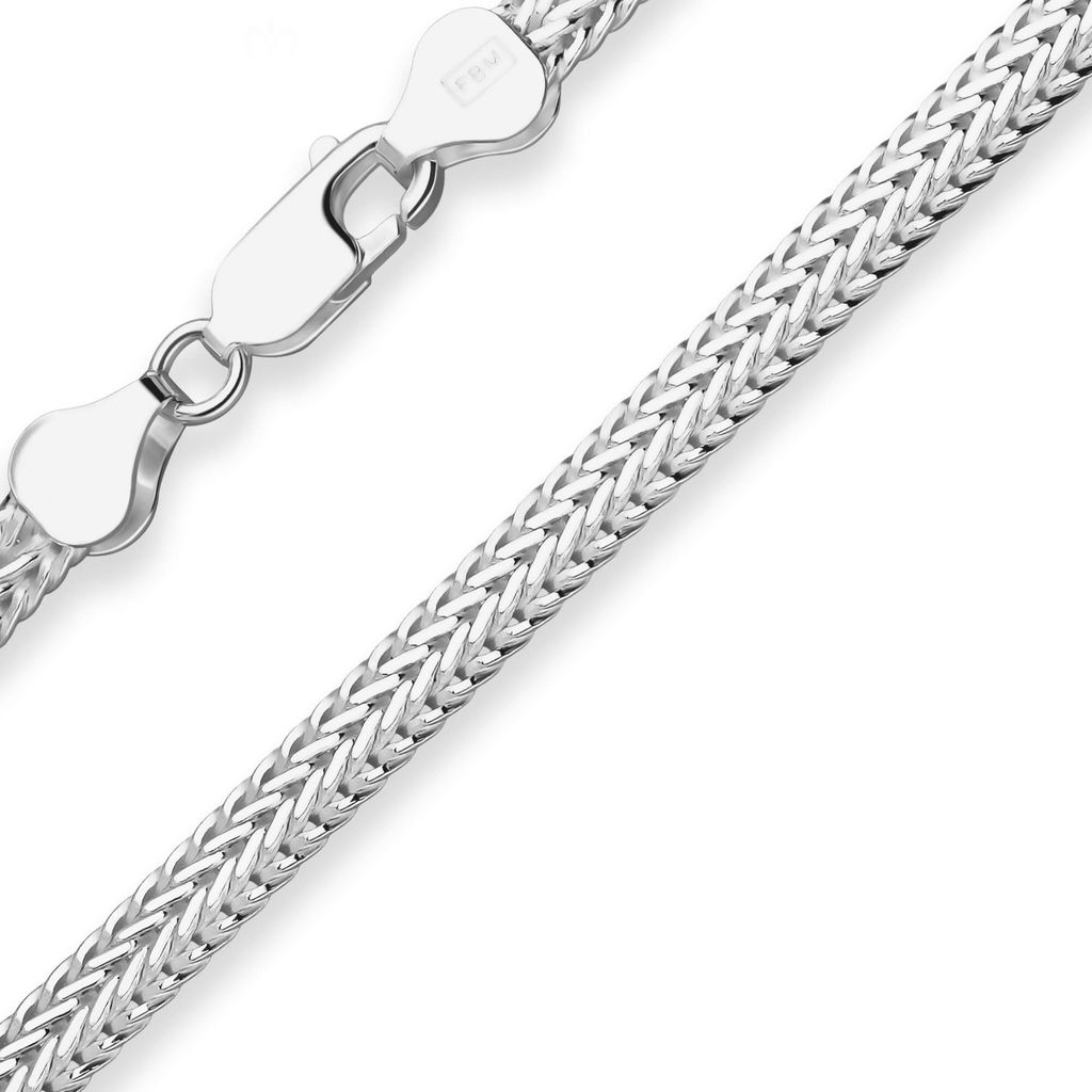 5mm Armband Fantasiekette Silberarmband Armschmuck aus 925 Silber 19cm