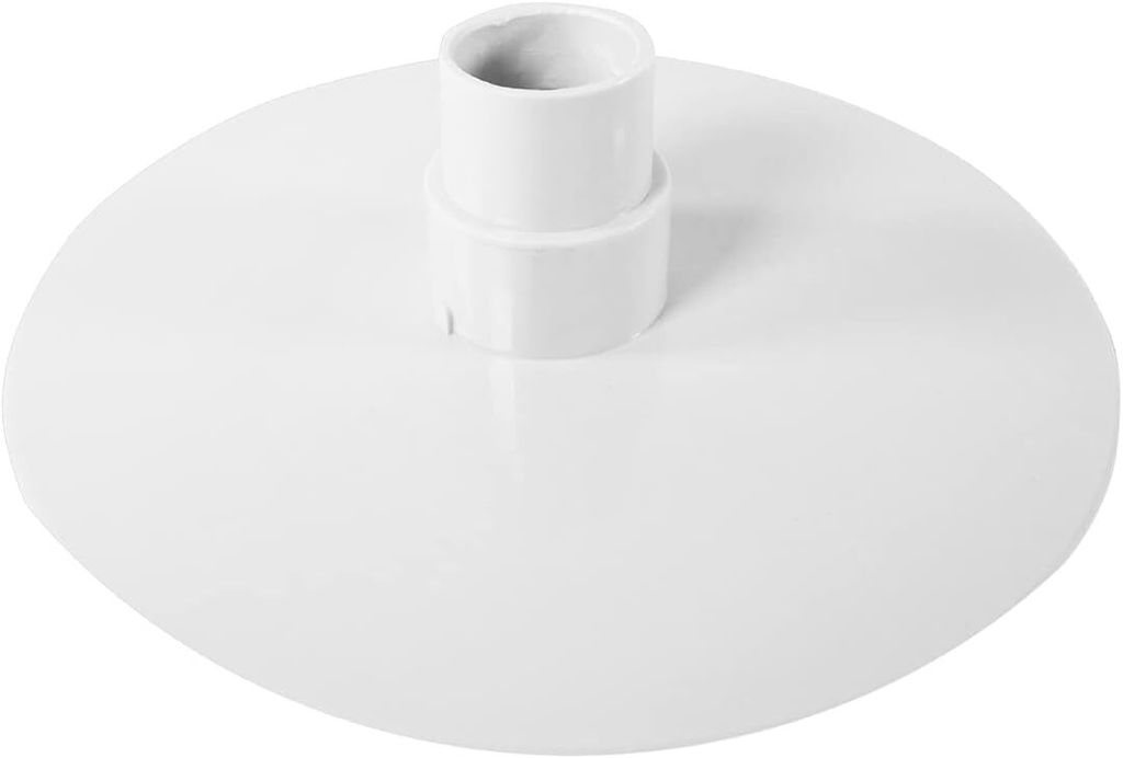 well2wellness Pool Skimmerplatte Skimmer Saugplatte mit geradem Anschlussstück 32-38mm (2042BU)