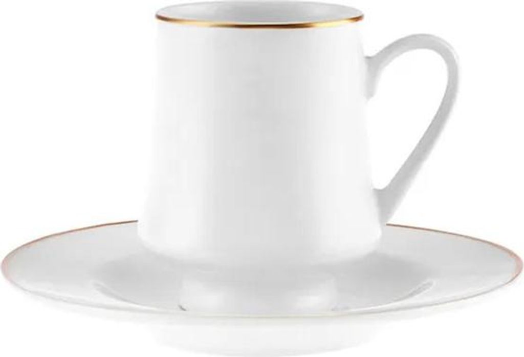 Karaca Runo Espressotassen-Set für 6 Personen, Weiß
