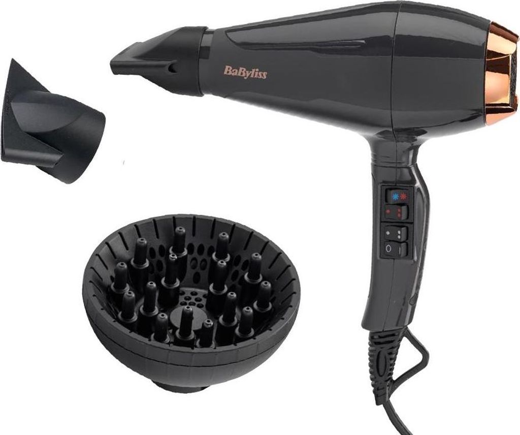 BaByliss 6719DE Haartrockner 2200 W Schwarz Produktbild 