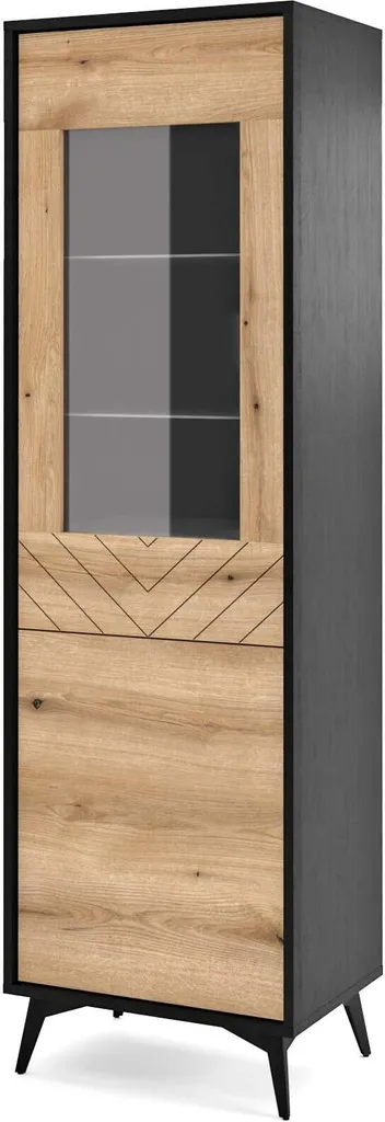 Vitrine de Salon pour Exposition Diamond Beige - Colonne de Rangement