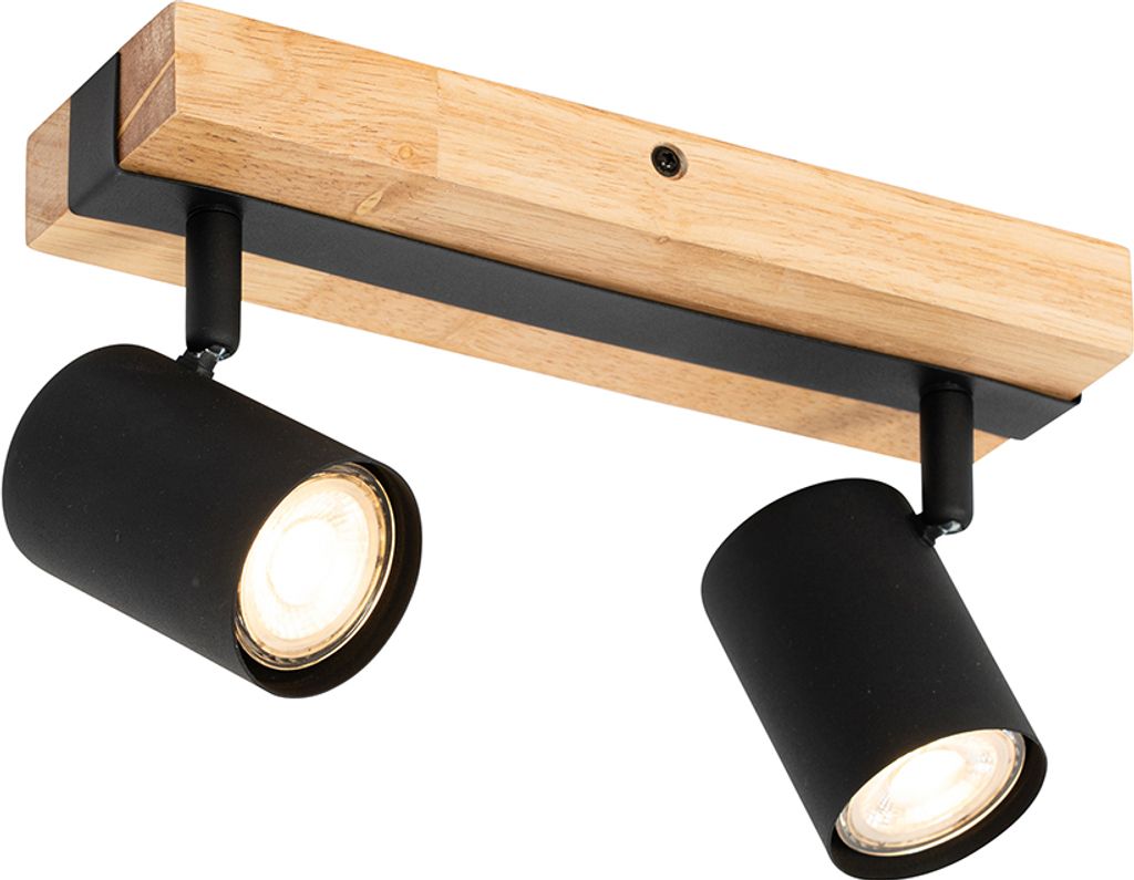 Qazqa Smart led Verstellbarer Deckenstrahler, Deckenspot - Jeana Smart - Naturel , inkl. 4.7W LED-Lampe, 2700K - 6000K, dimmbar, 26cm, Rechteckig, ...